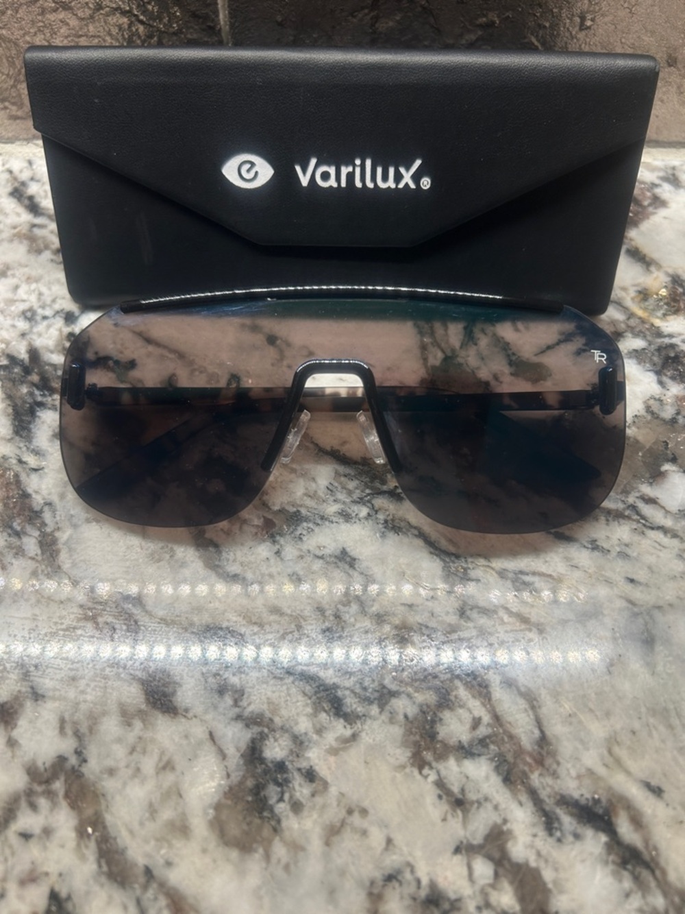 Men’s Shield Sunglasses — Black Lenses